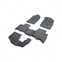 3 Rows Trufit 3D Rubber Mats Maxtrac Series for Ford Everest UA 2015-2022