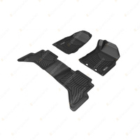 F + R Trufit 3D Rubber Mats Maxtrac for Holden Colorado RG 2012-2015