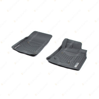 Front Trufit 3D Rubber Mats Maxtrac for Mitsubishi Pajero NS NT NX NW 2006-2020