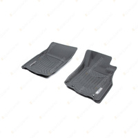 Front Trufit 3D Rubber Mats Maxtrac for Mitsubishi Triton MQ2-MR 2017-2024