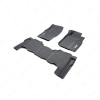 F + R Trufit 3D Rubber Mats Maxtrac for Nissan Patrol GU Y61 Wagon 1998-2015