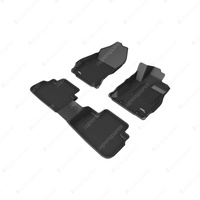 Front + Rear Trufit 3D Rubber Mats Kagu Series for Subaru Forester SK 2018-On