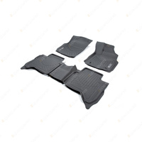 F + R Trufit 3D Rubber Mats Maxtrac for Toyota Hilux 8Th Gen Auto 2015-On