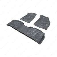 F + R Trufit 3D Rubber Mats Maxtrac Series for Lexus LX570 LX450d 2007-2012