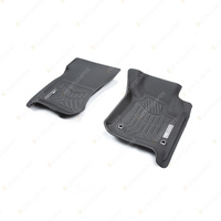 Front Pair Trufit 3D Rubber Mats Maxtrac for Toyota Landcruiser 79 Ser 2017-On