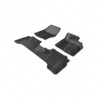 Front + Rear Trufit 3D Rubber Mats Kagu Series for Ford Escape ZG 2013-2020