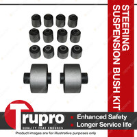 Trupro Rear Control Arm Upper And Lower + Trailing Arm Bush Kit For Lancer CG CH