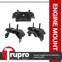 2x Trupro Rear Engine Mounts for Chevrolet Camaro G5 LSA LS3 L99 LFX LLT 3.6 6.2