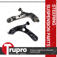 2 x Trupro Front Lower Control Arms LH + RH for Toyota Auris ZRE152 1.8L FWD