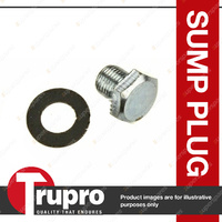 1 x Trupro Sump Drain Standard Plug for Honda Accord 1/79-1/84 Premium Quality