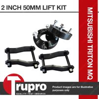 2" 50mm Lift Kit Strut Spacers & Extended Shackles for Mitsubishi Triton MQ