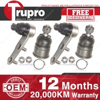 4 Pcs Trupro Lower+upper Ball Joints for HONDA PRELUDE AB BA 82-96