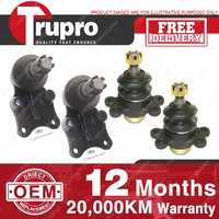 4 Pcs Trupro Lower+upper Ball Joints for HOLDEN COMMERCIAL MU RODEO TFR