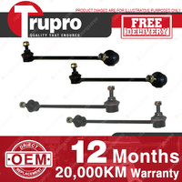 4 Pcs Trupro Front+Rear Sway Bar Links for HONDA INSIGHT ZE 01-04