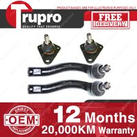 Trupro Ball Joint Tie Rod End Kit for RENAULT R20 TS to CHASSIS #198000 75-78