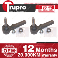 2 Pcs Premium Quality Trupro LH+RH Outer Tie Rod Ends for CHRYSLER NEON 96-99