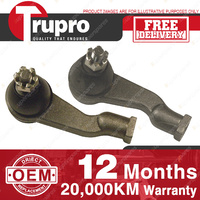 2 Pcs Trupro LH+RH Outer Tie Rod Ends for DAIHATSU CHARADE G11 82-86