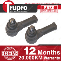 2 Trupro LH+RH Outer Tie Rod for HOLDEN COMMODORE VB VC VH MANUAL STEER 78-84