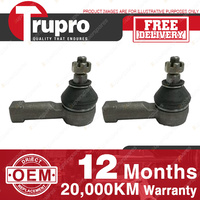 2 Pcs Premium Quality Trupro LH+RH Outer Tie Rod Ends for HOLDEN PIAZZA YB 81-90