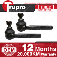 2 Pcs Premium Quality Trupro LH+RH Outer Tie Rod Ends for SAAB 9000 SERIES 84-98