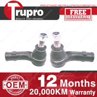 2 Pcs Trupro LH+RH Outer Tie Rod Ends for VOLKSWA TRANSPORTER T4 94-95