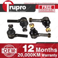 4 Pcs Trupro Outer Inner Tie Rod Ends for HOLDEN COMMERCIAL SCURRY NB 07/85-87