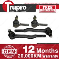 4 Pcs Trupro Outer Inner Tie Rod Ends for TOYOTA COROLLA KE20 KE25 KE26 1970-74