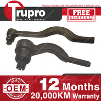 2 Pcs Trupro LH+RH Inner Tie Rod Ends for MITSUBISHI L200 2WD MA MB MC MD 78-96