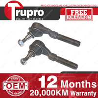 2 Pcs Trupro LH+RH Outer Tie Rod Ends for PEUGEOT 605 607 SERIES 89-ON