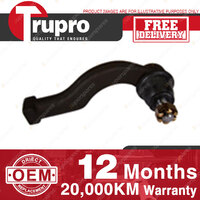 1 Pc Trupro Outer LH Tie Rod End for SUBARU 1800 VORTEX XT TURBO COUPE