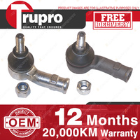 2 Pcs Trupro LH+RH Outer Tie Rod Ends for VOLKSWAGEN NEW BEETLE BORA 1J 98-ON