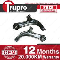 2x Trupro Front Lower Control Arms for Nissan Tiida C11 BBAC11 FBAC11 1.5L 1.8L