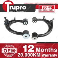 2x Trupro Front Upper Control Arms for Toyota Landcruiser UZJ100 HDJ100 4.2 4.7L