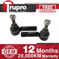 2 Pcs Trupro Outer Tie Rod Ends for Ford Fiesta WS 1.4L 1.6L 71KW 88KW 2009-2010
