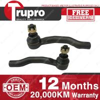 2 Pcs Trupro Tie Rod Ends for Nissan Navara D23 NP300 D40 2.3L 2.5L 2008 - On