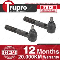 2x Trupro Tie Rod Ends for Jeep Wrangler JK 2.8L 3.6L 3.8L 07-18 to Pittman Arm