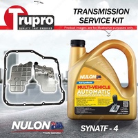 SYNATF Transmission Oil + Filter Service Kit for Subaru Forester FJ 2.0L 2.5L