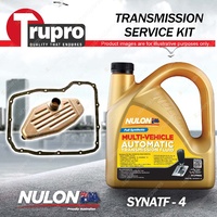 SYNATF Transmission Oil+ Filter Service Kit for Jeep Cherokee KJ Wrangler JK 4WD