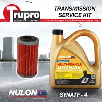 SYNATF Transmission Oil + Filter Service Kit for Nissan Cube Z12 1.5L EXT FILTER