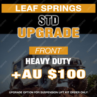 Upgrade Option - Front EFS Heavy Duty Leaf Springs - Purchase with Lift Kit