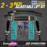 2"-3" Adjustable Lift Kit Dobinsons Coil EFS Leaf for Toyota Hilux KUN26 GGN25