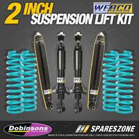 2" 50mm Lift Kit Webco Shocks Dobinsons Coils for Toyota Prado 90 95 Series