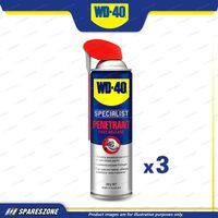 3 x WD-40 Specialist Fast Release Penetrant Lubricant 300g with Smart Straw