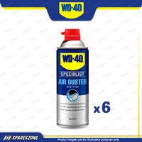 6 x WD-40 Specialist Dust Free Air Duster Lubricant Aerosol Spray 350g