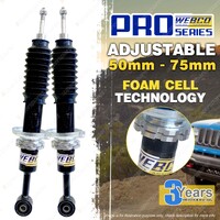 Front Adjustable 2-3" Shocks Strut for Toyota Fortuner GUN156 15-On