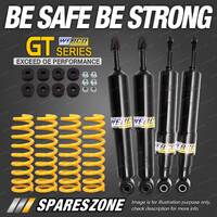 Front Rear Webco Shock Absorbers STD Springs for Toyota Landcruiser HDJ UZJ 100