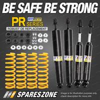 Front Rear Webco Shock Absorbers STD King Springs for Holden HQ HJ HX HZ 71-80