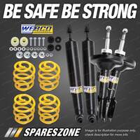 F + R Webco Shock Absorbers Super Low King Springs for Holden Commodore VZ Sedan