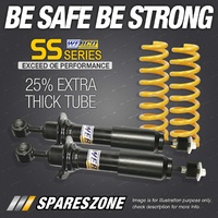 Rear Webco Shock Absorbers Raised King Springs for Volkswagen Amarok 11-23