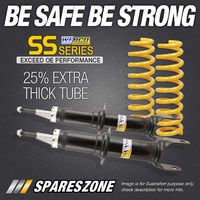 Front Webco Shock Absorbers Raised King Springs for FORD FALCON UTE BA XL XLS